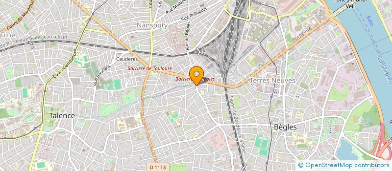 localisation de l'entreprise MADAME MONIQUE TOUZEAU à BEGLES
