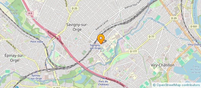 localisation de l'entreprise MADAME MONIQUE TROLLIET à SAVIGNY-SUR-ORGE