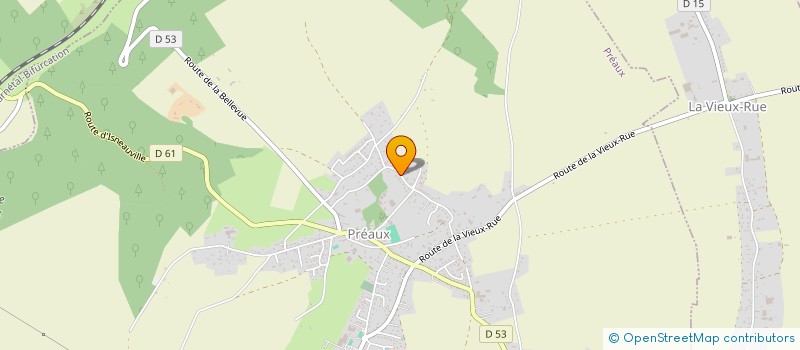 localisation de l'entreprise MADAME MONIQUE TROUDE  PREAUX