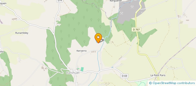 localisation de l'entreprise MADAME MONIQUE TURLOTTE  CANIHUEL