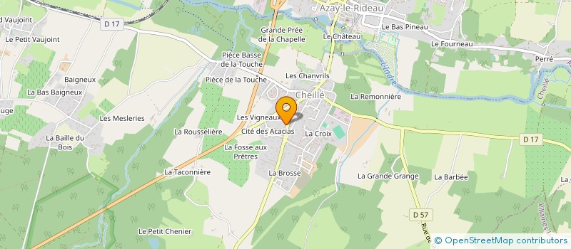 localisation de l'entreprise MADAME MONIQUE TUSZYNSKI  CHEILLE