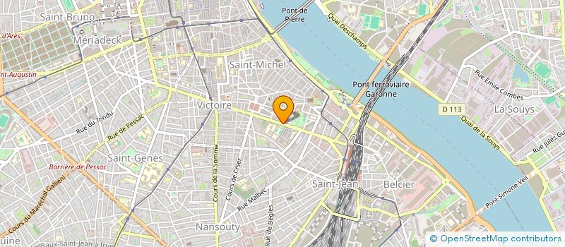 localisation de l'entreprise MADAME MONIQUE VAGNER à BORDEAUX