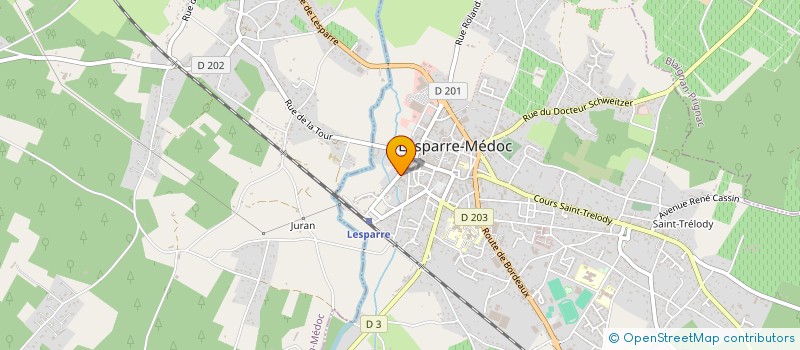 localisation de l'entreprise MADAME MONIQUE VALET MOUNIER  LESPARRE-MEDOC