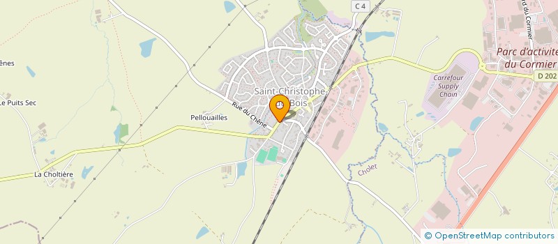 localisation de l'entreprise MADAME MONIQUE VALLE  LA TESSOUALLE