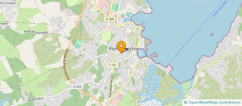 localisation de l'entreprise MADAME MONIQUE VALLI à PORTO-VECCHIO