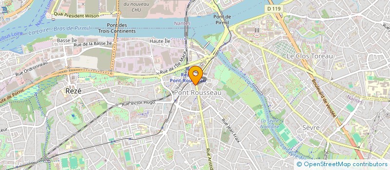 localisation de l'entreprise MADAME MONIQUE VANDEVOORDE  REZE