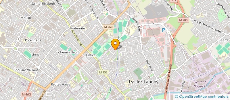 localisation de l'entreprise MADAME MONIQUE VANHOLDERBEKE  TOUFFLERS