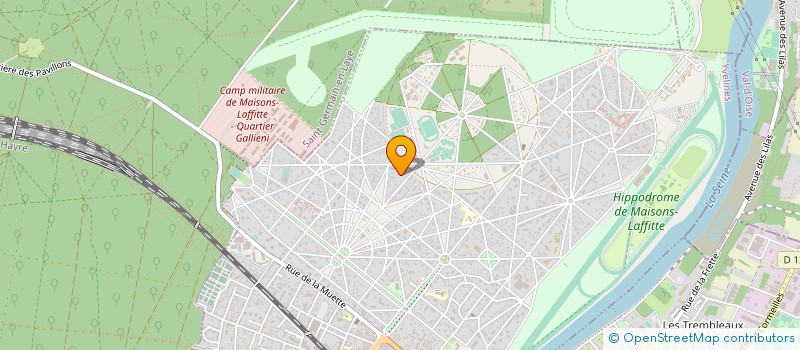 localisation de l'entreprise MADAME MONIQUE VANVOLSEM  MAISONS-LAFFITTE
