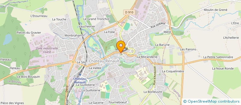 localisation de l'entreprise MADAME MONIQUE VASSAL à CHATEAU-RENAULT