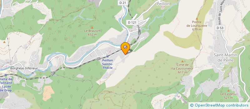 localisation de l'entreprise MADAME MONIQUE VASSALO  PEILLON