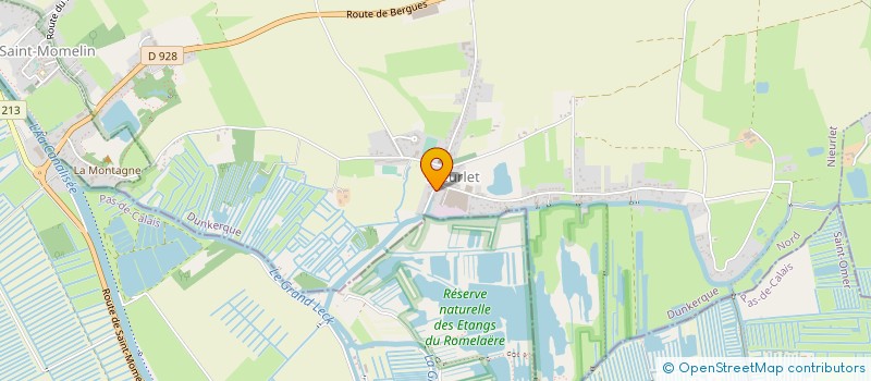 localisation de l'entreprise MADAME MONIQUE VERHAEGHE à HOLQUE