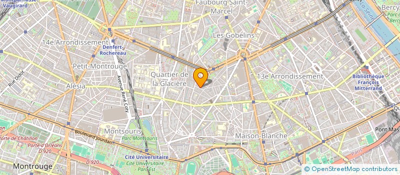 localisation de l'entreprise MADAME MONIQUE VIDAL à PARIS