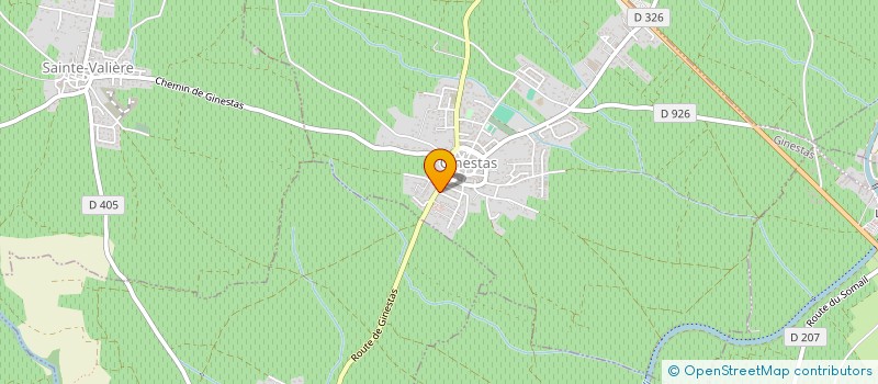 localisation de l'entreprise MADAME MONIQUE VIE  GINESTAS