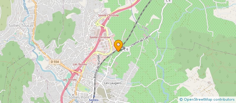 localisation de l'entreprise MADAME MONIQUE VIGNALI  SOLLIES-PONT