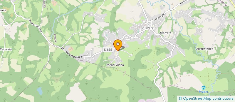 localisation de l'entreprise MADAME MONIQUE VILLAREAL  AHETZE