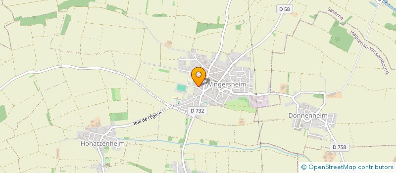 localisation de l'entreprise MADAME MONIQUE VINCE  ROTTELSHEIM