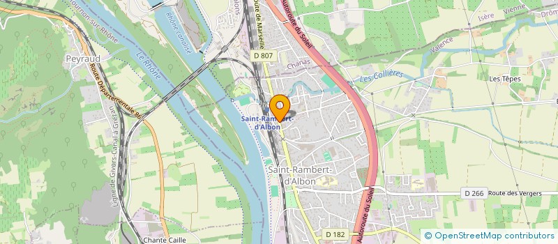 localisation de l'entreprise MADAME MONIQUE VINCENT  SAINT-RAMBERT-D'ALBON