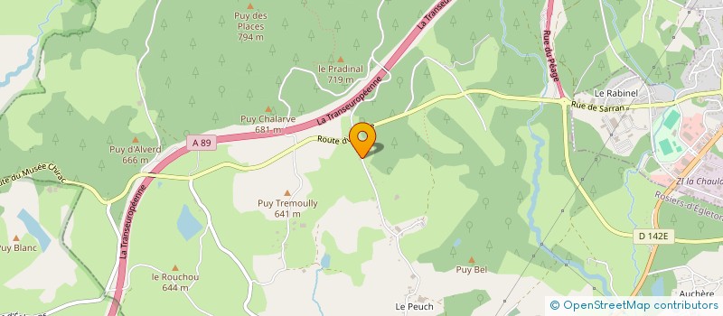 localisation de l'entreprise MADAME MONIQUE VIROLLE  ROSIERS D'EGLETONS