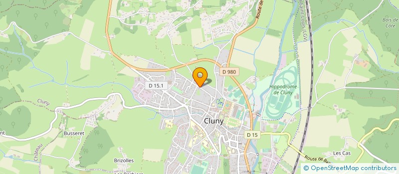 localisation de l'entreprise MADAME MONIQUE VOISIN  CLUNY