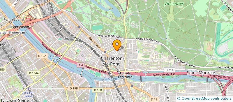 localisation de l'entreprise MADAME MONIQUE VULLIEZ  CHARENTON-LE-PONT