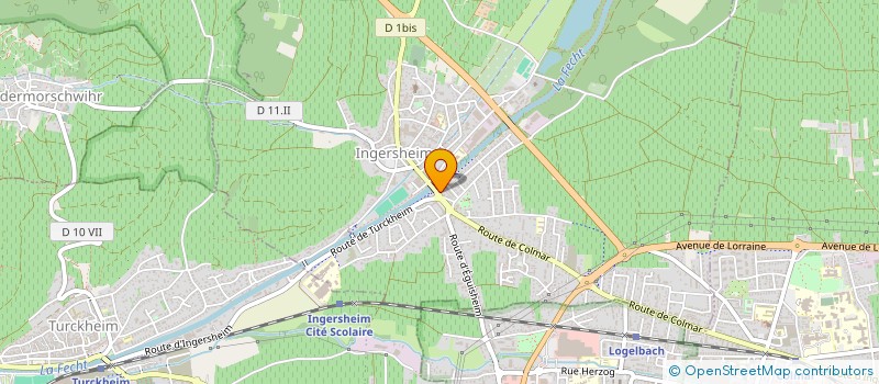 localisation de l'entreprise MADAME MONIQUE WACKENTHALER  INGERSHEIM