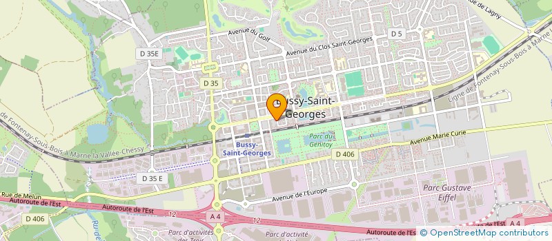 localisation de l'entreprise MADAME MONIQUE WANG  BUSSY-SAINT-GEORGES