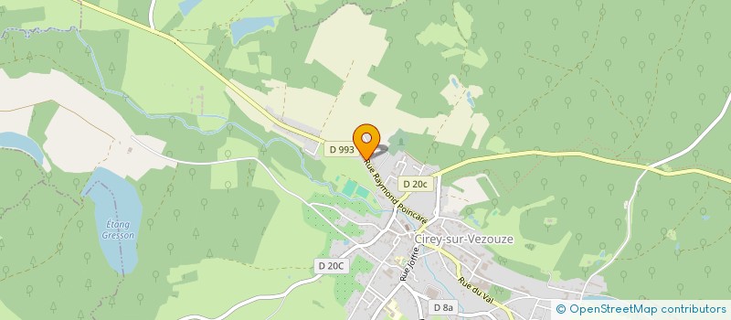 localisation de l'entreprise MADAME MONIQUE WECKERLE  CIREY-SUR-VEZOUZE