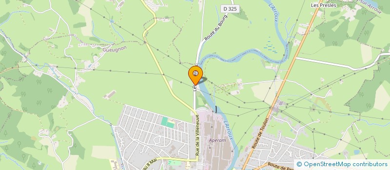 localisation de l'entreprise MADAME MONIQUE WERNER  GUEUGNON