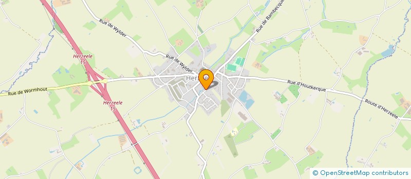 localisation de l'entreprise MADAME MONIQUE WILLEMS  HERZEELE