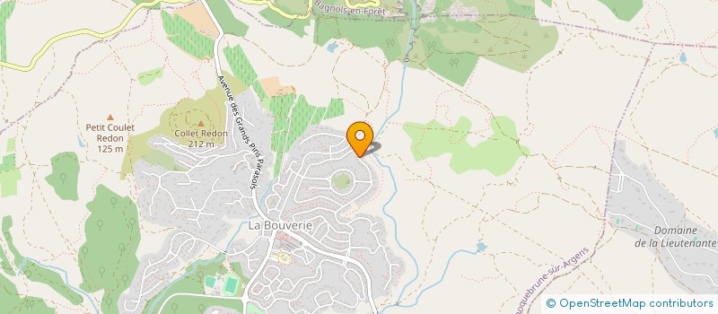 localisation de l'entreprise MADAME MONIQUE WIOREK à ROQUEBRUNE-SUR-ARGENS