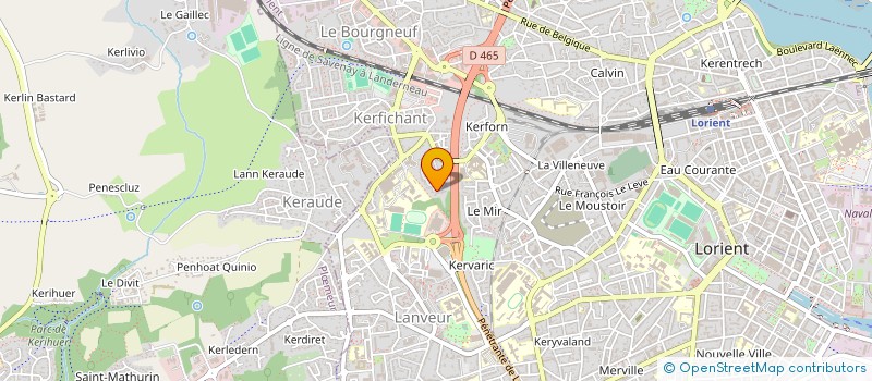 localisation de l'entreprise MADAME MONIQUE YOU à LORIENT