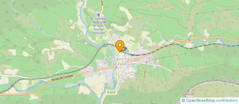 localisation de l'entreprise MADAME MONIQUE ZAFRA  SAINT-PAUL-DE-FENOUILLET