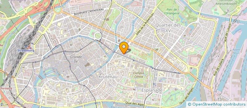 localisation de l'entreprise MADAME MONIQUE ZIEDS à STRASBOURG