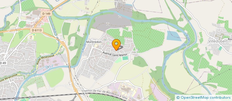 localisation de l'entreprise MADAME MONIRA BANDELI  CARCASSONNE