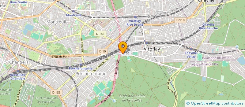 localisation de l'entreprise MADAME MONIRA HADDARI  VERSAILLES