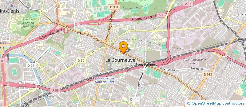 localisation de l'entreprise MADAME MONIRA ZAMAN à LA COURNEUVE