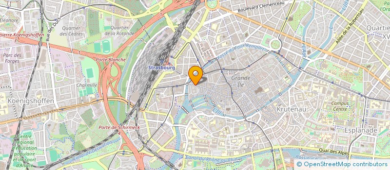 localisation de l'entreprise MADAME MONIREH LAHIJANI à STRASBOURG