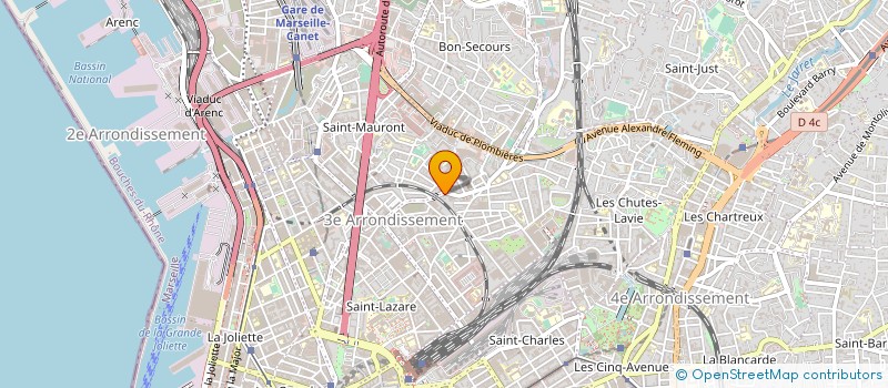 localisation de l'entreprise MADAME MONJIA MAJERI à MARSEILLE