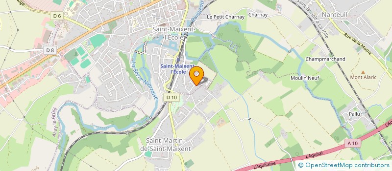 localisation de l'entreprise MADAME MONNET MONNET LUCIE  SAINT-MAIXENT-L'ECOLE