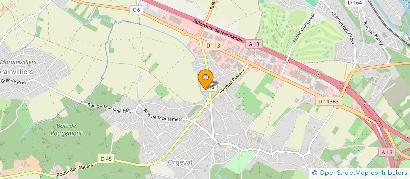 localisation de l'entreprise MADAME MONSEKEHA POBLAI  ORGEVAL