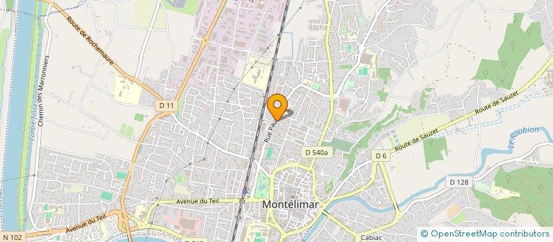 localisation de l'entreprise MADAME MONSIEUR ACADEMY à MONTELIMAR
