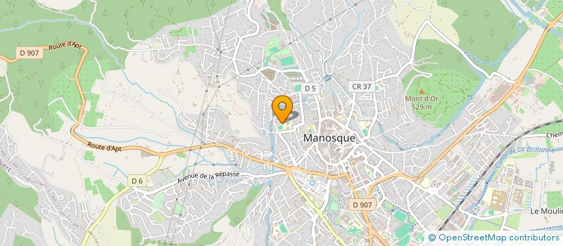 localisation de l'entreprise MADAME MONTAINE MOUNET à MANOSQUE