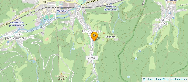 localisation de l'entreprise MADAME MONTAINE TURANSKY  ESCHBACH-AU-VAL