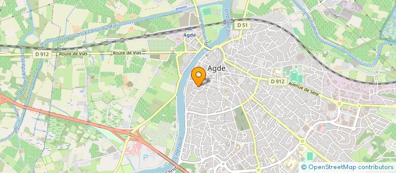 localisation de l'entreprise MADAME MONTSERRAT HORNECK  AGDE