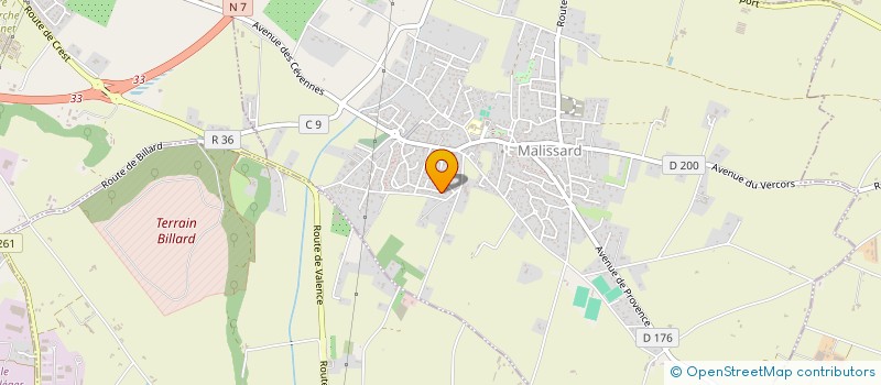 localisation de l'entreprise MADAME MONTSERRAT VICENS  MALISSARD