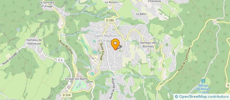 localisation de l'entreprise MADAME MOON DESCHANG  SAINT-MARTIN-D'URIAGE