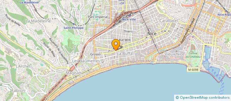 localisation de l'entreprise MADAME MORAG BRUCE à NICE