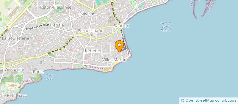 localisation de l'entreprise MADAME MORANE AUTEFAGE  SAINT-NAZAIRE