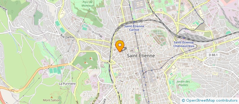 localisation de l'entreprise MADAME MORANE AVELINE  SAINT-ETIENNE