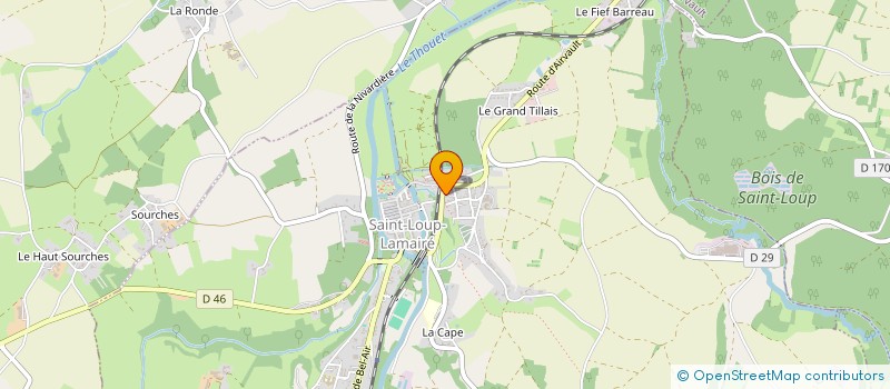 localisation de l'entreprise MADAME MORANE BELLY  SAINT-LOUP-LAMAIRE